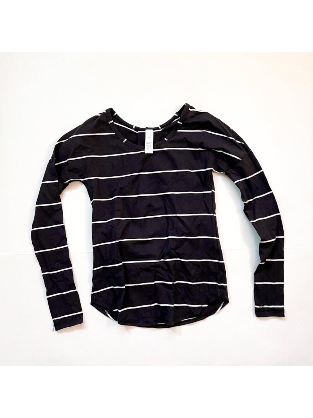 Ivivva Black and White Activewear Tee, Size 10